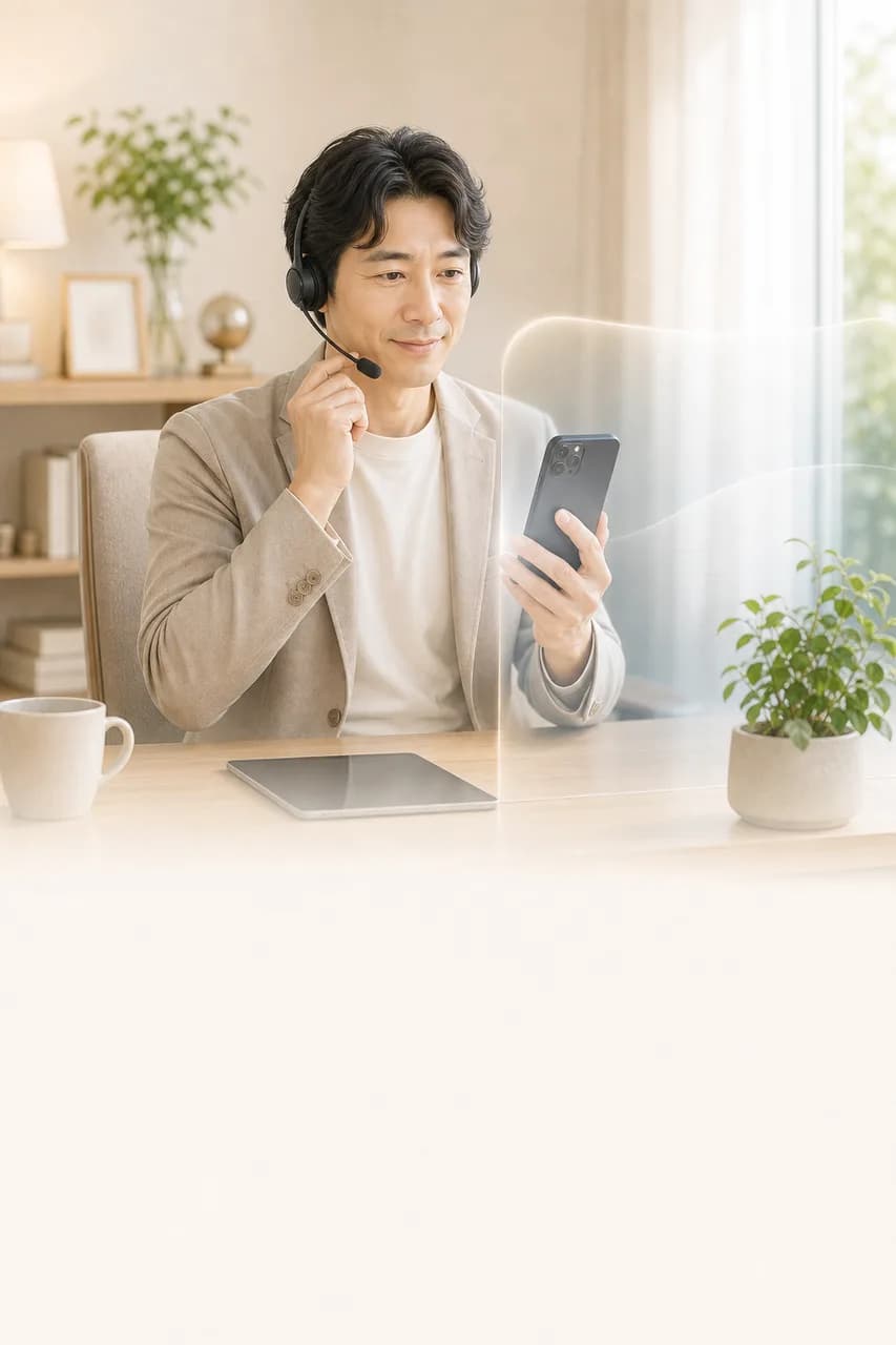 あなたの電話番号はお客様に表示されません